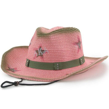 Chapeau Paille Rose